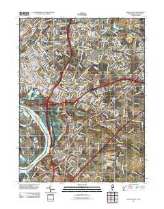 Trenton East New Jersey Historical topographic map, 1:24000 scale, 7.5 X 7.5 Minute, Year 2011