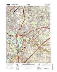Trenton East New Jersey Current topographic map, 1:24000 scale, 7.5 X 7.5 Minute, Year 2016