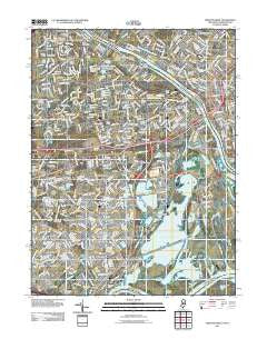 Trenton West New Jersey Historical topographic map, 1:24000 scale, 7.5 X 7.5 Minute, Year 2011