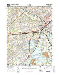 Trenton West New Jersey Historical topographic map, 1:24000 scale, 7.5 X 7.5 Minute, Year 2014