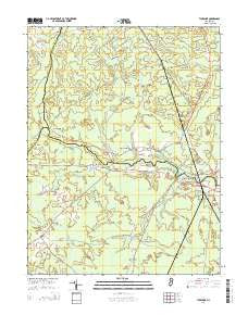 Tuckahoe New Jersey Historical topographic map, 1:24000 scale, 7.5 X 7.5 Minute, Year 2014