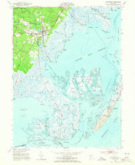 Tuckerton New Jersey Historical topographic map, 1:24000 scale, 7.5 X 7.5 Minute, Year 1952