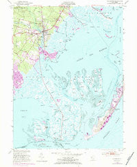 Tuckerton New Jersey Historical topographic map, 1:24000 scale, 7.5 X 7.5 Minute, Year 1952