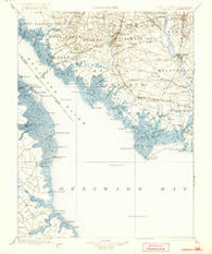 Vineland New Jersey Historical topographic map, 1:125000 scale, 30 X 30 Minute, Year 1899