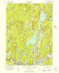 Wanaque New Jersey Historical topographic map, 1:24000 scale, 7.5 X 7.5 Minute, Year 1954