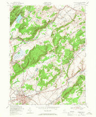 Washington New Jersey Historical topographic map, 1:24000 scale, 7.5 X 7.5 Minute, Year 1954