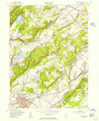 Washington New Jersey Historical topographic map, 1:24000 scale, 7.5 X 7.5 Minute, Year 1954