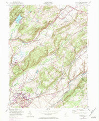 Washington New Jersey Historical topographic map, 1:24000 scale, 7.5 X 7.5 Minute, Year 1954