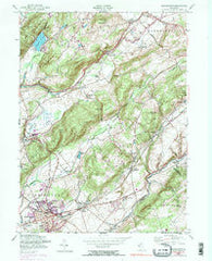 Washington New Jersey Historical topographic map, 1:24000 scale, 7.5 X 7.5 Minute, Year 1954