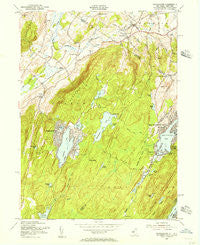 Wawayanda New Jersey Historical topographic map, 1:24000 scale, 7.5 X 7.5 Minute, Year 1954