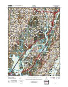 Weehawken New Jersey Historical topographic map, 1:24000 scale, 7.5 X 7.5 Minute, Year 2011