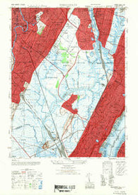 Weehawken New Jersey Historical topographic map, 1:25000 scale, 7.5 X 7.5 Minute, Year 1947