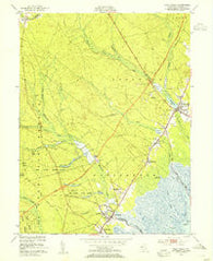 West Creek New Jersey Historical topographic map, 1:24000 scale, 7.5 X 7.5 Minute, Year 1951