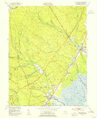 West Creek New Jersey Historical topographic map, 1:24000 scale, 7.5 X 7.5 Minute, Year 1951