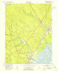 West Creek New Jersey Historical topographic map, 1:24000 scale, 7.5 X 7.5 Minute, Year 1951