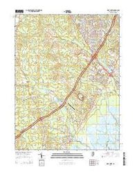 West Creek New Jersey Historical topographic map, 1:24000 scale, 7.5 X 7.5 Minute, Year 2014