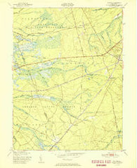 Whiting New Jersey Historical topographic map, 1:24000 scale, 7.5 X 7.5 Minute, Year 1951