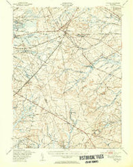 Whiting New Jersey Historical topographic map, 1:62500 scale, 15 X 15 Minute, Year 1949