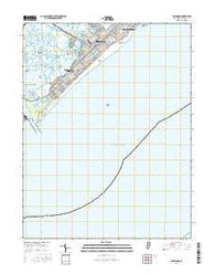 Wildwood New Jersey Current topographic map, 1:24000 scale, 7.5 X 7.5 Minute, Year 2016