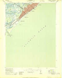 Wildwood New Jersey Historical topographic map, 1:24000 scale, 7.5 X 7.5 Minute, Year 1944