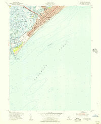 Wildwood New Jersey Historical topographic map, 1:24000 scale, 7.5 X 7.5 Minute, Year 1955
