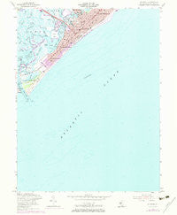 Wildwood New Jersey Historical topographic map, 1:24000 scale, 7.5 X 7.5 Minute, Year 1955