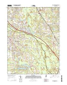 Williamstown New Jersey Historical topographic map, 1:24000 scale, 7.5 X 7.5 Minute, Year 2014