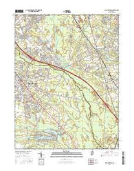 Williamstown New Jersey Current topographic map, 1:24000 scale, 7.5 X 7.5 Minute, Year 2016