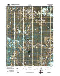 Woodbine New Jersey Historical topographic map, 1:24000 scale, 7.5 X 7.5 Minute, Year 2011