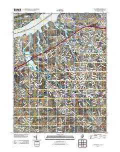 Woodbury New Jersey Historical topographic map, 1:24000 scale, 7.5 X 7.5 Minute, Year 2011