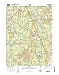 Woodmansie New Jersey Current topographic map, 1:24000 scale, 7.5 X 7.5 Minute, Year 2016