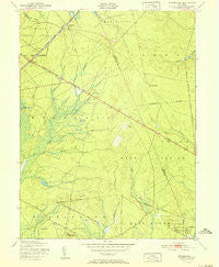 Woodmansie New Jersey Historical topographic map, 1:24000 scale, 7.5 X 7.5 Minute, Year 1951