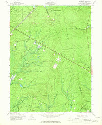 Woodmansie New Jersey Historical topographic map, 1:24000 scale, 7.5 X 7.5 Minute, Year 1957