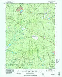 Woodmansie New Jersey Historical topographic map, 1:24000 scale, 7.5 X 7.5 Minute, Year 1995