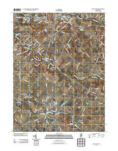 Woodstown New Jersey Historical topographic map, 1:24000 scale, 7.5 X 7.5 Minute, Year 2011