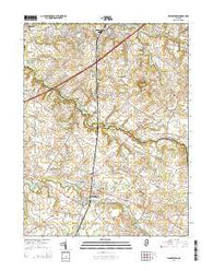 Woodstown New Jersey Historical topographic map, 1:24000 scale, 7.5 X 7.5 Minute, Year 2014
