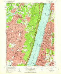 Yonkers New York Historical topographic map, 1:24000 scale, 7.5 X 7.5 Minute, Year 1956
