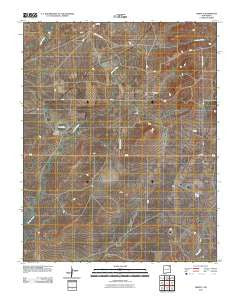 Abbott New Mexico Historical topographic map, 1:24000 scale, 7.5 X 7.5 Minute, Year 2010