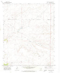 Abbott Lake New Mexico Historical topographic map, 1:24000 scale, 7.5 X 7.5 Minute, Year 1971