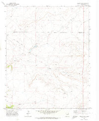 Abbott Lake New Mexico Historical topographic map, 1:24000 scale, 7.5 X 7.5 Minute, Year 1971