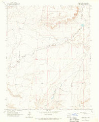 Abbott NW New Mexico Historical topographic map, 1:24000 scale, 7.5 X 7.5 Minute, Year 1965