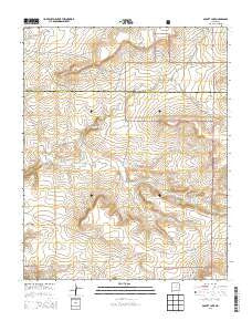 Abbott Lake New Mexico Current topographic map, 1:24000 scale, 7.5 X 7.5 Minute, Year 2013