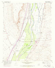 Abeytas New Mexico Historical topographic map, 1:24000 scale, 7.5 X 7.5 Minute, Year 1952