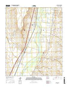 Abeytas New Mexico Current topographic map, 1:24000 scale, 7.5 X 7.5 Minute, Year 2017