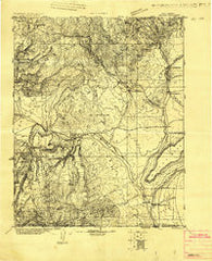 Abiquiu New Mexico Historical topographic map, 1:125000 scale, 30 X 30 Minute, Year 1918