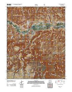 Abiquiu New Mexico Historical topographic map, 1:24000 scale, 7.5 X 7.5 Minute, Year 2011