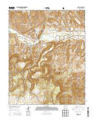 Abiquiu New Mexico Current topographic map, 1:24000 scale, 7.5 X 7.5 Minute, Year 2013