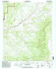 Abo New Mexico Historical topographic map, 1:24000 scale, 7.5 X 7.5 Minute, Year 1995