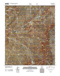 Abo New Mexico Historical topographic map, 1:24000 scale, 7.5 X 7.5 Minute, Year 2011
