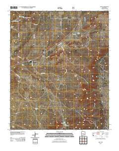 Abo New Mexico Historical topographic map, 1:24000 scale, 7.5 X 7.5 Minute, Year 2011